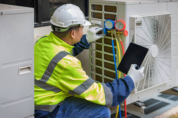 Professional Hvac Installation technician working in Garner, NC